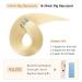 Yilite Tape Extensions Real Hair - Bleichblond 60cm 20 Pieces/Pack 50g Invisible Skin Weft Tape In Extensions (#613) - Buy Online on GoSupps.com