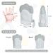 2Pack Silicone Teething Mitt for Babies | Pain Relief & Safety Glove | Teething Toys for 0-12 Months Grey - Buy Online on GoSupps.com
