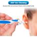 Professional Ear Wax Removal Kit - Reusable Ear Cleaner with 16 Soft Silicone Tips for Effective Ear Care - Buy Online on GoSupps.com