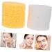 Buy Hemoton 100pcs Compressed Face Wash Sponges - Yellow Makeup Puff & Facial Scrub Tool for All Skin Types - International Shipping Available - Buy Online on GoSupps.com