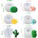 Timisea 6 Pack Succulent Silicone Mold for DIY Cactus Flower Resin Crafts - Buy Online on GoSupps.com