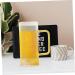 Ciieeo Water Cup Water Glasses Glass Cups Cutting Board Template Clear Cups Milk Container Portable Straw Yellow 13X6X6CM - Buy Online on GoSupps.com