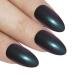 False Nails Bling Art Green Purple Chameleon Almond Stiletto 24 Fake Tips