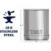 YETI Rambler 10 oz Lowball - Vacuum Insulated Stainless Steel, Black - Buy Online on GoSupps.com