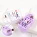 FEIlei 30 Holes Nail Drill Bits Storage Box Nail Grinding Head Holder Stand Display Pink - Buy Online on GoSupps.com