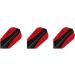 3 Sets Harrows Retina Slim Dart Flights + 1 Set Aluminum Dart Protectors Red - Buy Online on GoSupps.com
