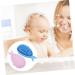 GAFOKI Baby Shampoo Brush Set - Newborn Hair Washing Tool with Scalp Exfoliator, Cartoon Whale Design for Gentle Bath Time - Buy Online on GoSupps.com