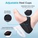 Heel Cups for Pain Relief | Plantar Fasciitis Heel Spur Bursitis & Cracked Heels - Black (1 Pair) - Size S - Buy Online on GoSupps.com