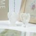 Lovionus89 Hand-Carved White Quartz Guardian Angel Statue - 5cm Healing Crystal Decoration for Home & Bag - Buy Online on GoSupps.com