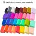 Tomorotec Small Block Polymer Clay Set - 32 Colors, Non-Toxic, Oven Bake Clay for Kids & Artists - Buy Online on GoSupps.com