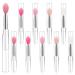 10Pcs Lip Brush Silicone Lip Brushes Tool Lipstick Applicator Brushes with Caps for Makeup Beauty Brushes Lip Mask Applicator Eyeshadow Lip Brush for Applying Mask Oil Lipstick Lip Gloss