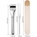 Skoulazeo Flat Concealer Brush - Aluminum Tube Liquid Makeup Brush Smooth Application Makeup Tool for Travel Business Trip Home Dormitory - Buy Online on GoSupps.com