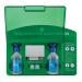 RELIANCE MEDICAL REL919 Complete Emergency Eye Wash Station with 20ml Pods/500ml Bottles/Eye Pads/Mirror 1 Count (Pack of 1) REL919
