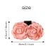 4 Pack Large Pink Red Navy Flower Hair Claw Clips for Women and Girls - Buy Online on GoSupps.com