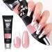 Beautilux acrylic gel for nails pink acrylic gel long-lasting nail art gel quick extension nail extension natural appearance color acrylic gel tube uv gel nail gel for starter 50ml k50-09-rosa