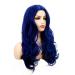 Buy Blue Long Curly Synthetic Wig for Women - L476-Blue | Perfect for Costumes & Cosplay - Buy Online on GoSupps.com