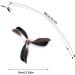 cobee Cat Wand Toys Interactive Cat Toys with 2 Feather Refills Cat Feather Propeller Wand Toy with Bell Cat Feather Toys Replacement Refills Indoor Cat String Toy for Kitten Training(Piebald) - Buy Online on GoSupps.com