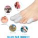 DAILINK Gel Toe Caps - 12 PCS Breathable Toe Protectors Sleeve for Ingrown Toenails, Corns, Blisters - Silicone Toe Covers (S/M/L-12pcs White) - Buy Online on GoSupps.com