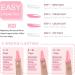 Pink Nail Polish Set - Nude Nail Varnish Set - 3Pcs Nude Pink Cherry Blossom Polish Quick Dry Nail Varnish Gift Set DIY Long Lasting Nail Art Home Nude Pink Set - Buy Online on GoSupps.com