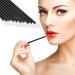 EVERMARKET 50 Disposable Lip Brushes - Lipstick Gloss Wands Applicator Makeup Tool Kit | Black | International Shipping Available - Buy Online on GoSupps.com