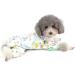 Zunea Small Dog Overall - Enchanting Mouse & Flower Print Cotton Romper Pajama for Pets - Soft & Comfortable Puppy Sleeping Clothes (1 Pack) - Buy Online on GoSupps.com