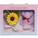 Buy Festival Gift Towel Bear Box Soap Flower Rose Bouquet - Long-Lasting Artificial Decoration for Thanksgiving Anniversary & Valentine's Day - Buy Online on GoSupps.com