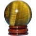 Natural Sphere Tiger Eye Stone Ball Quartz Crystal Natural Ore Gemstone Home Decoration Gift 1pc (Color : 100-110g) - Buy Online on GoSupps.com