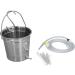 Jadeshay 2L Stainless Steel Coffee Inlet-Bucket Kit | EMER Inlet with Silicone Hose & Nozzle Tip | Home Brewing Essentials - Buy Online on GoSupps.com