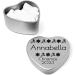 Luxury Personalised Christmas 2023 Place Settings for the table Small personalised heart shaped tin festive reindeer design Filled with White Heart Shaped Mints Ideal as after Christmas dinner mints - Buy Online on GoSupps.com