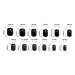 Buy Mrcuvaryas Cute French Press On Nails - Short 24-Piece Angular Acrylic Nail Tips with Pearl Gloss | White Cat French Fingernails for Women & Girls - Buy Online on GoSupps.com
