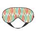 Mid-Century Modern Style Print Eye Mask Adjustable Straps Blackout Eye Mask Women Men Sleeping Eye Mask Sleep Aid Masks