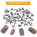 60pcs Metal Silver Cross Nail Charms | 3D Vintage Jewels for DIY Nail Craft | Bulk Decorations Kit - Buy Online on GoSupps.com