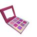 YMH BEAUTE Highly Pigmented Eyeshadow Palette  9 Neon Pink Matte Shimmer Eye Shadow Palettes Makeup Pallet Long-Lasting Blendable Waterproof Colorful Cruelty-free Eye Shadows (Pink)