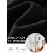 Baleaf Women's 8 Bermuda Shorts - Black XX-Large | Cotton Casual Athletic Running Shorts with Pockets - Buy Online on GoSupps.com