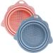 Angoily 10 pcs Foldable Brush Cleaner Mat Makeup Tools powder puff Cosmetics Brush Scrubber Makeup Cleaner wash bowl cleaning pad cleaning bowl cleaning board Cleaner Makeup Brush Cleaner 14.5x14.2cmx5pcs Assorted Colorx5pcs - Buy Online on GoSupps.com