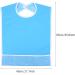 Adult Bibs Waterproof Adult Elder Mealtime Bib Clothes Clothing Protector Dining Aid a Perfect Item for the Adult and the Elder Who Lack Ability to Have Meal Reusable(Sky blue) - Buy Online on GoSupps.com