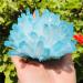 300-400g Natural Crystal Green Angel Aura Quartz Cluster specimens Titanium Coating Quartz Cluster s - Buy Online on GoSupps.com