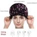 AOOWU Shower Caps 2 Pack Waterproof Bath Caps Large Reusable Shower Hats Elastic Band Double Layers Hair Bath Caps with Soft Ruffled Edge for Women Girls Ladies Spa Salon Home Use 2 Pcs Bowknot+Dots - Buy Online on GoSupps.com