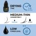 Lady Black Glue 5ml - 1-3 Sec Drying Time - Retention 5-6 Weeks - Professional Use Only - Excellent Bonding Strength - Eyelash Extension Adhesive - Buy Online on GoSupps.com