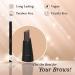Mellow Cosmetics Brow Definer Eyebrow Pencil - Triangular Tip, Long Lasting & Easy To Glide | Chocolate - Buy Online on GoSupps.com
