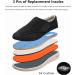 ZGDG Men's Extra Wide Diabetic Shoes - Lightweight Non-Slip Walking Sneakers with Adjustable Closure - for Diabetic Edema, Plantar Fasciitis, Arthritis - 11 Wide Black - Buy Online on GoSupps.com