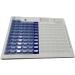 6 Pack Disposable Cold Seal Medication Blister Cards - 62 Days Pill Organizer for Vitamins & Medicine - Buy Online on GoSupps.com