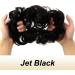 JJstar 2PCS Curly Fake Hair Buns Donut Tousled Updo - Jet Black - Buy Online on GoSupps.com