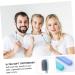 PartyKindom 4 Piece Travel Toothbrush Set | Colored Wooden Toothbrushes & Natural Gift for Gum Care - Buy Online on GoSupps.com
