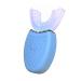 Clenp electric toothbrush electric toothbrush U-shaped ultrasound-silicone 360 degrees automatic blue light toothbrush for home use blue adults