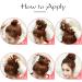 Tousled Hair Extensions Scrunchie - Brown Blonde Updo Ponytail Wig - Buy Online on GoSupps.com