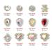 17 Pcs Sparkling 3D Nail Charms Rhinestones - Heart & Laser Design | Shiny Nail Art Supplies for Women DIY Gem Decoration - Crystals Jewelry S3 - Buy Online on GoSupps.com