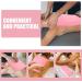 FRCOLOR 2pcs Reusable Castor Oil Compress Cloths - Soothing Absorbent Flannel for Abdomen & Joints - Relaxing Relief (Pink - Buy Online on GoSupps.com
