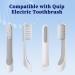 Toothbrush Replacement Heads for Quip - Soft Bristles Electric Brush Head Refills (6 Pack) - Compatible with All Adult Electric Toothbrushes - White - Buy Online on GoSupps.com