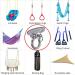 BeneLabel 2000 LB Capacity Permanent Antirust Stainless Steel Swing Hangers - Set of 2 | Heavy Duty Hardware for Yoga Hammocks, Sandbags, and Swing Sets - Buy Online on GoSupps.com